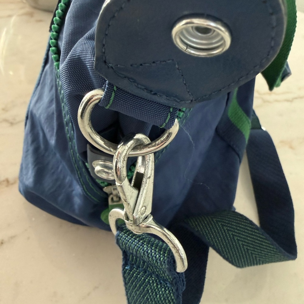 Kipling Navy and Lime Tote Bag - Picture 9 of 14